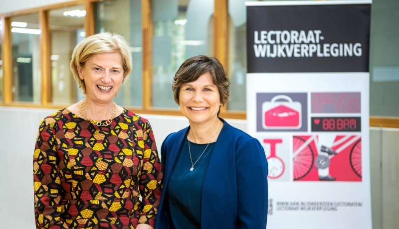 Minke Nieuwboer, lector en Ruth Pel bijzonder lector Wijkverpeging, HAN