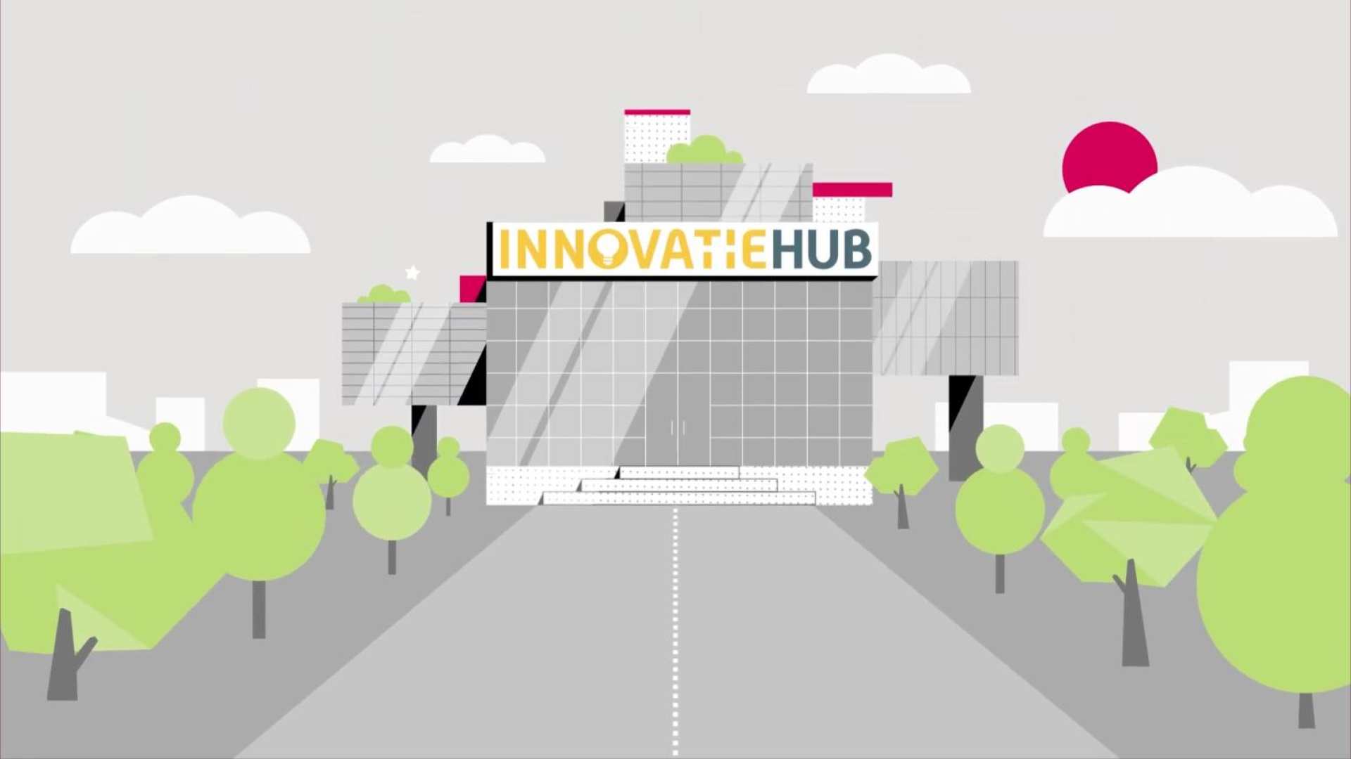 Thumbnail voor animatie Innovatiehub, passend bij zwaartepunt Slim - Smart Region.