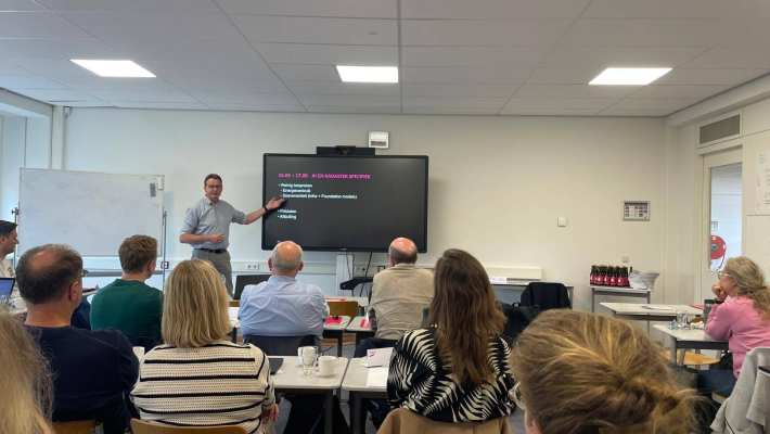 Erwin Folmer tijdens het maatwerktraject voor het Kadaster