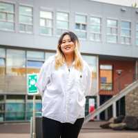 Exchange student Yunim Kim voor interview september 2022
