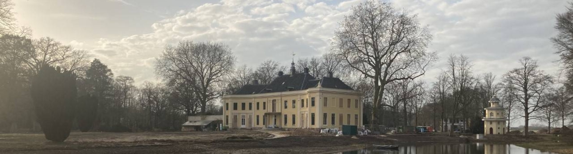 Landhuis op buitenplaats Landfort in de Achterhoek.