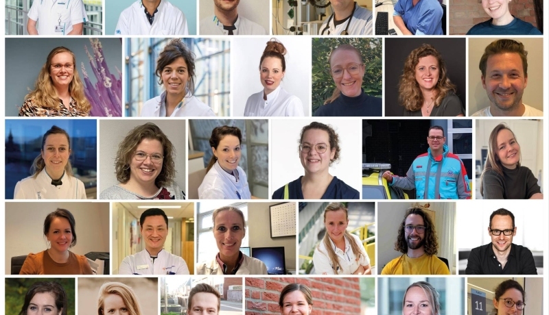de voorkant van het abstractboekje van het 18e cohort afstudeerders van de master physician assistant