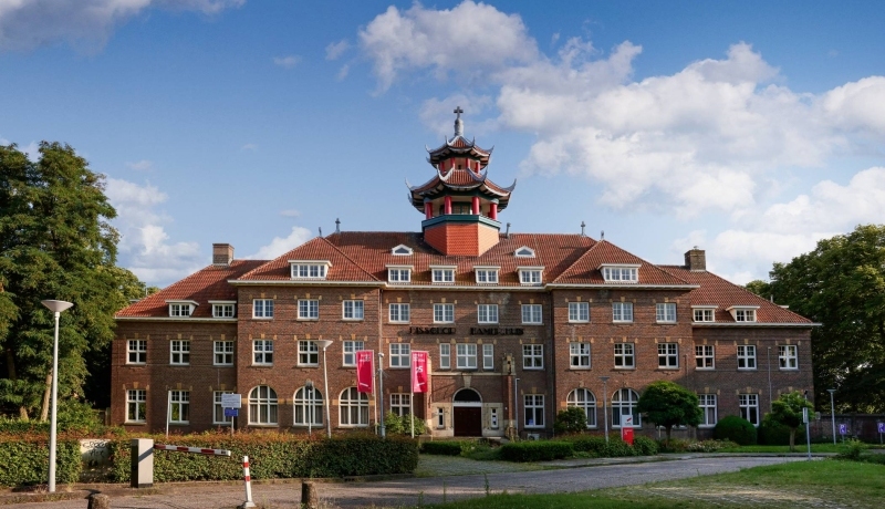 Bisschop Hamerhuis, Nijmegen, HAN, pagode, chinees dakje