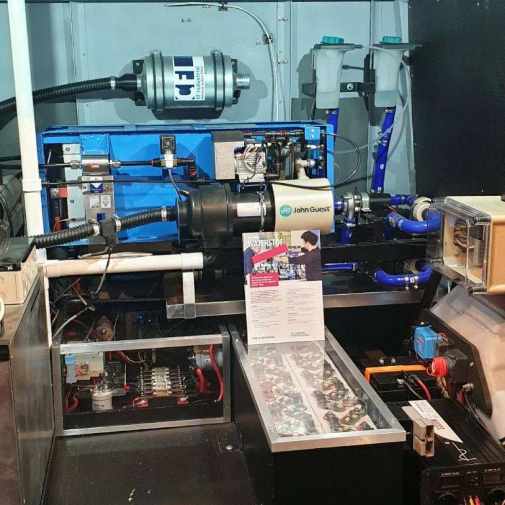 waterstofopstelling H2 Demonstrator op Autoprof 2022