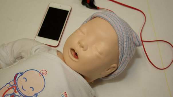 Student test nieuwe apparatuur