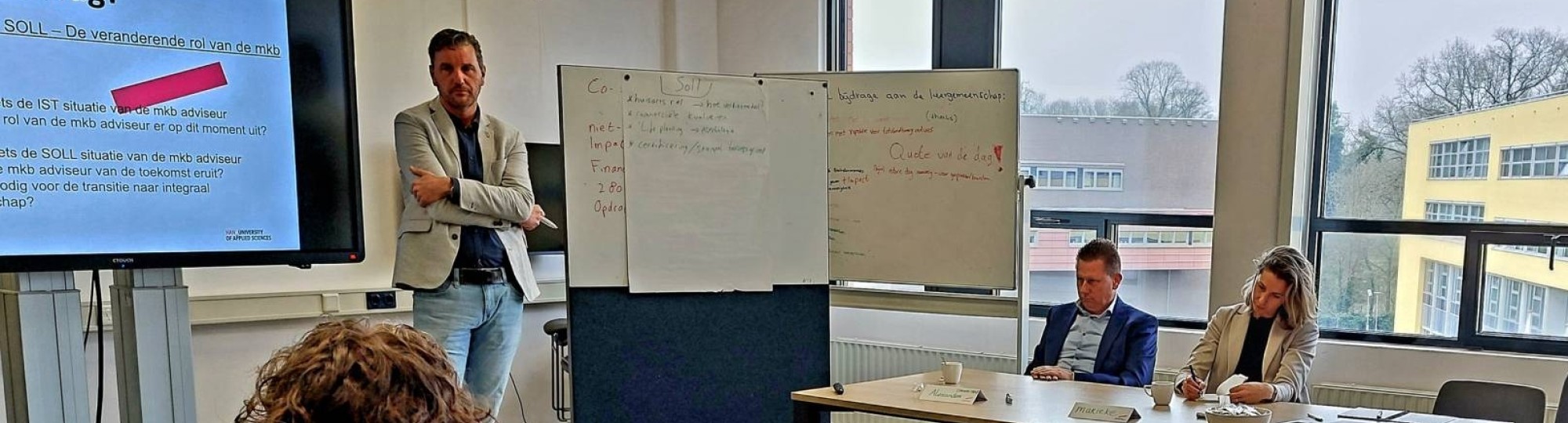 Impressie van de werkveldconferentie van de Master Integraal Adviseur MKB