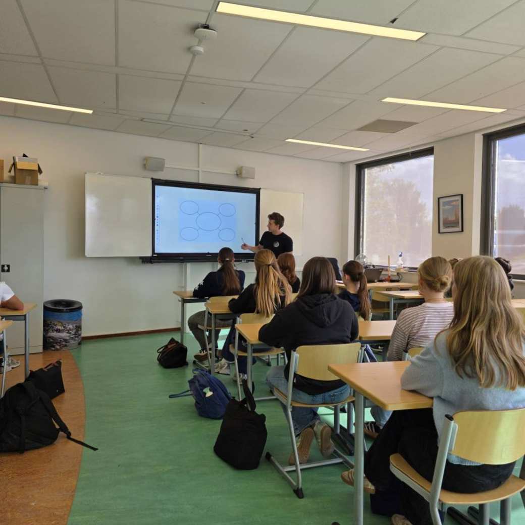 Klas Bart-Jan Crum. Starter in het onderwijs
