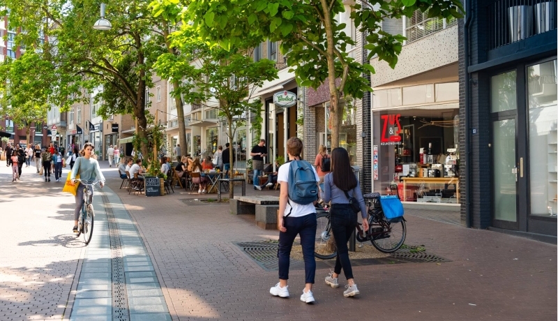 beeld van het centrum van Nijmegen