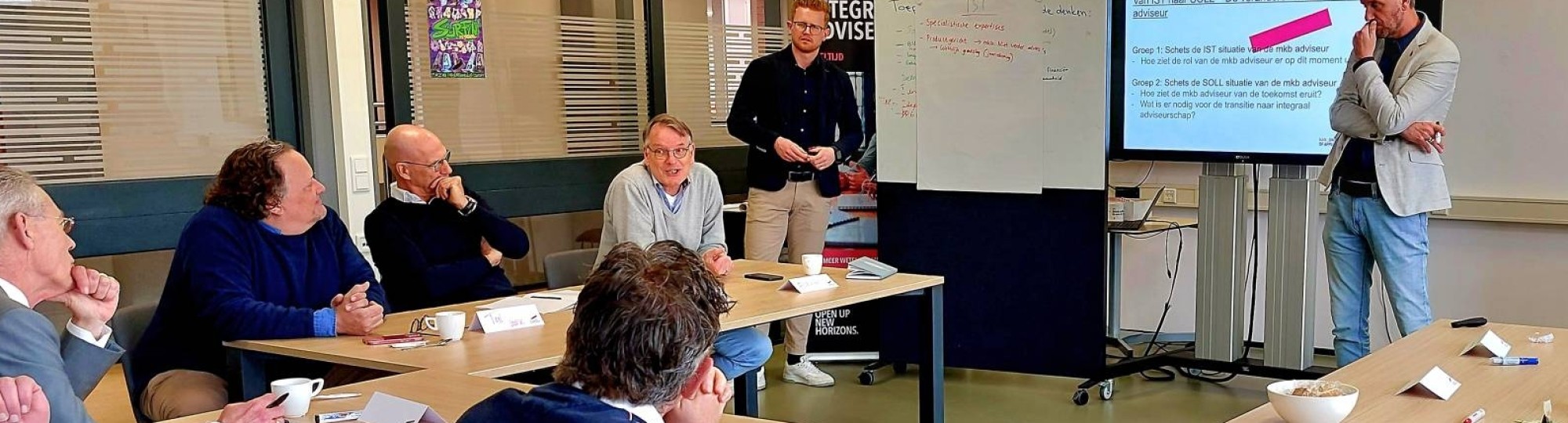Financieel adviesbureaus bij de HAN over de toekomst van integraal mkb-advies.