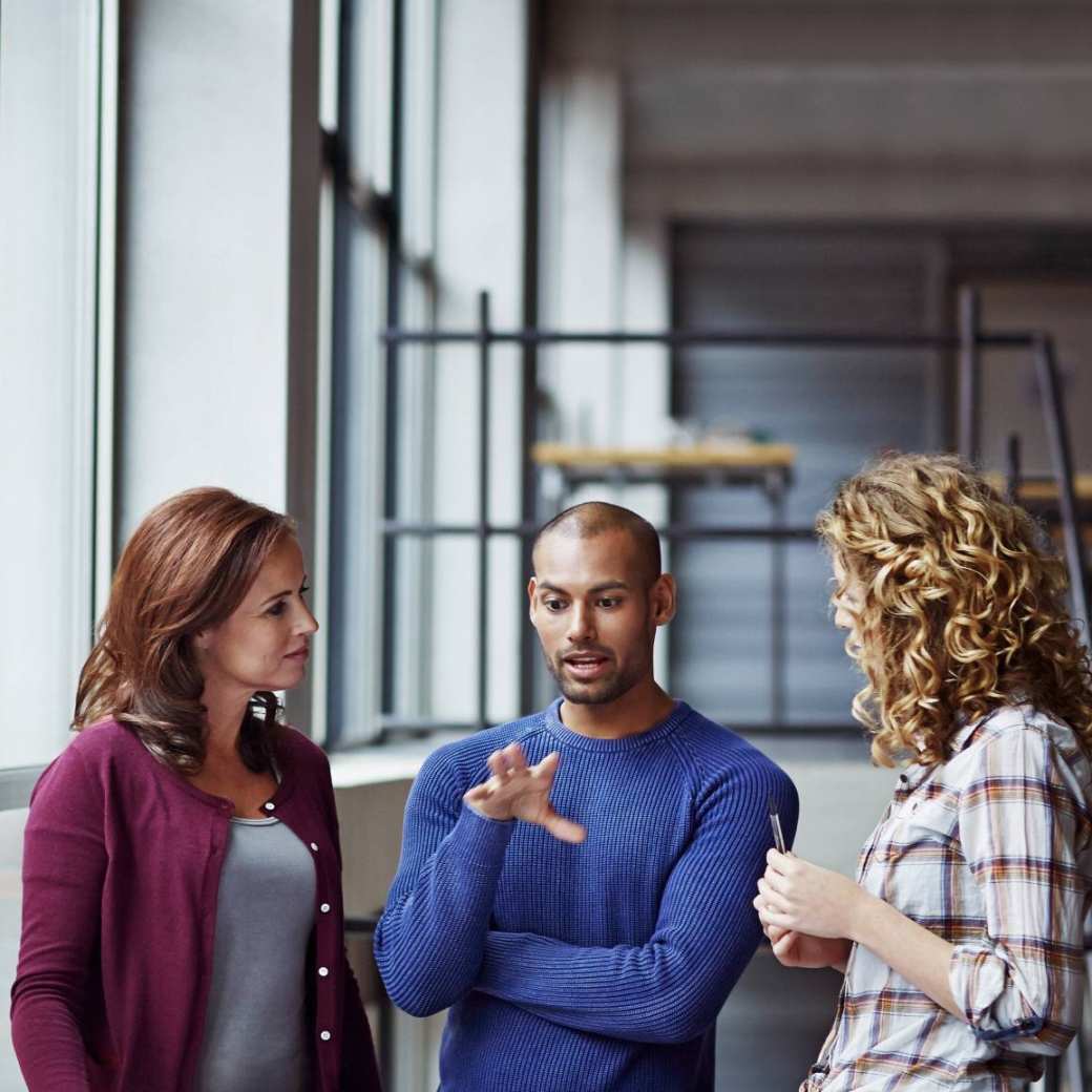 financials met elkaar in gesprek