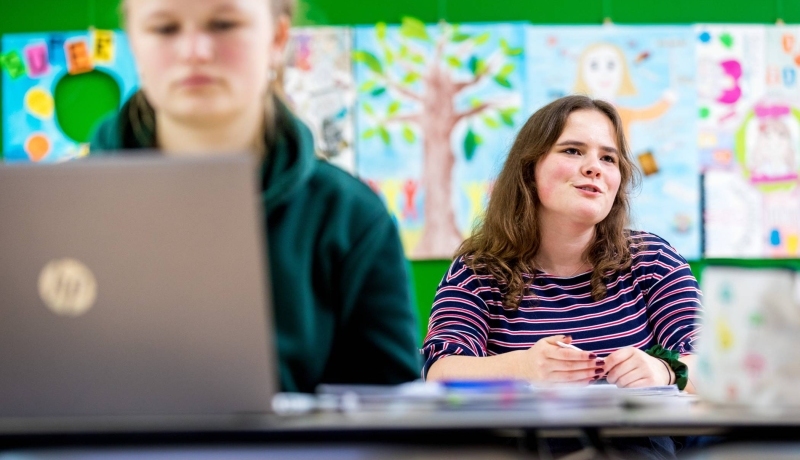 Leren om meervourdig perspectief te nemen. Student in de klas