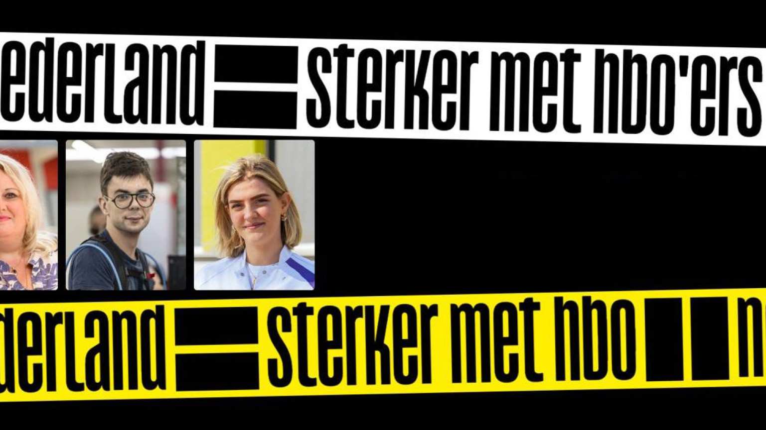afbeeldingen uit de campagne Sterker met hbo