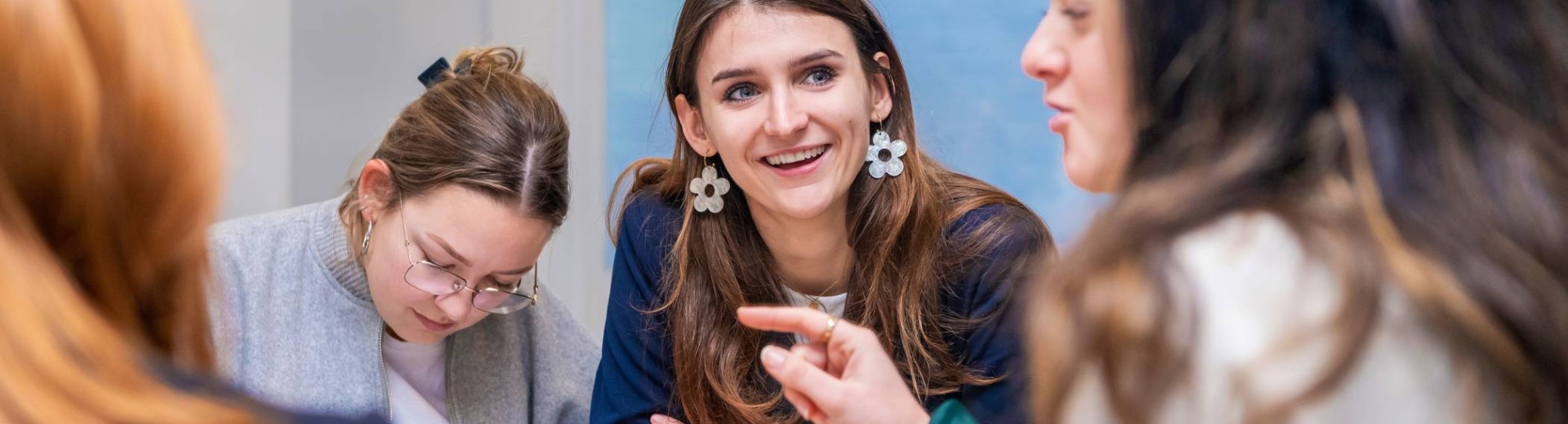 Studenten Pedagogiek deeltijd in overleg