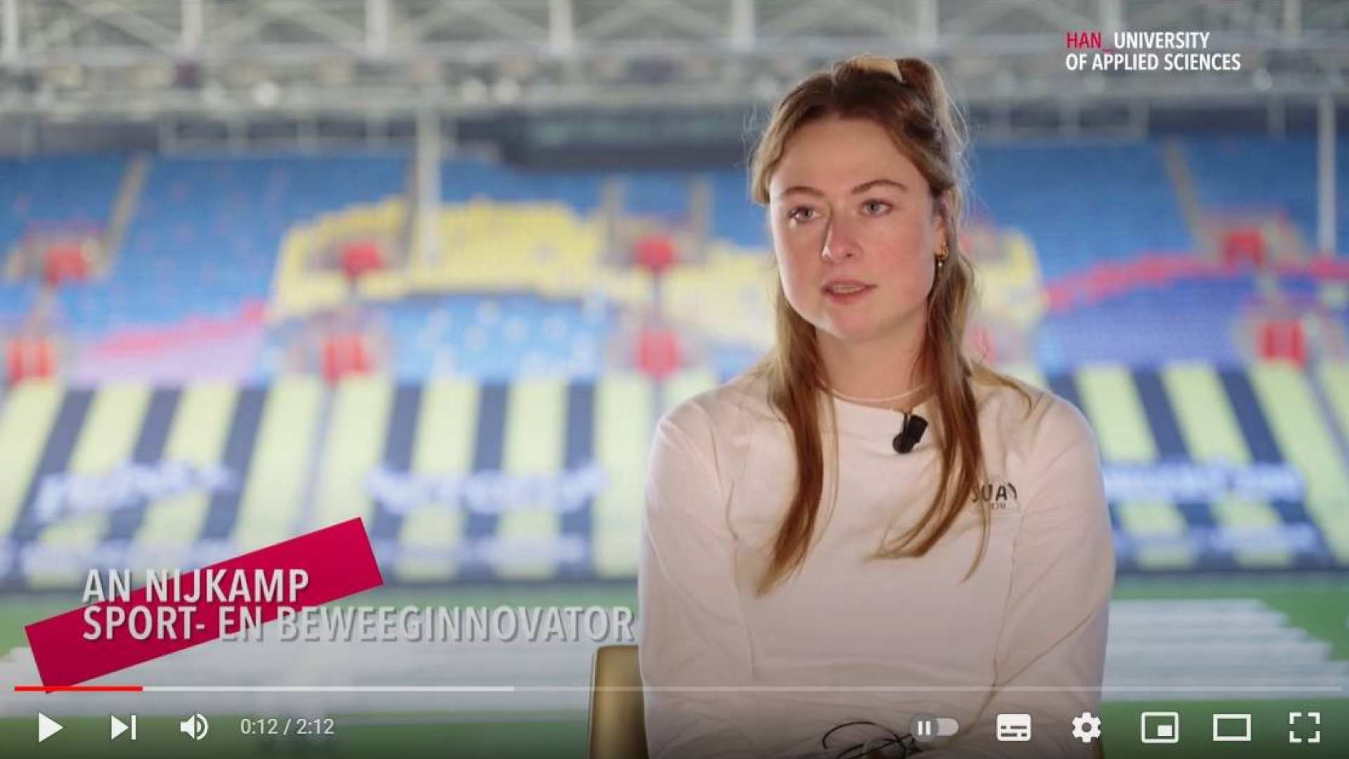 Master Sport en BeweegInnovatie, Voltijd, An Nijkamp, Vitesse project 