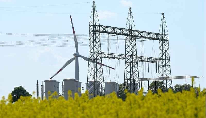 Hoogespanning en windmolens
