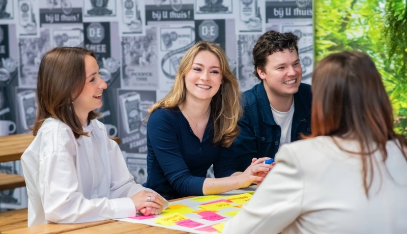 Commerciële Economie studenten in lessituatie