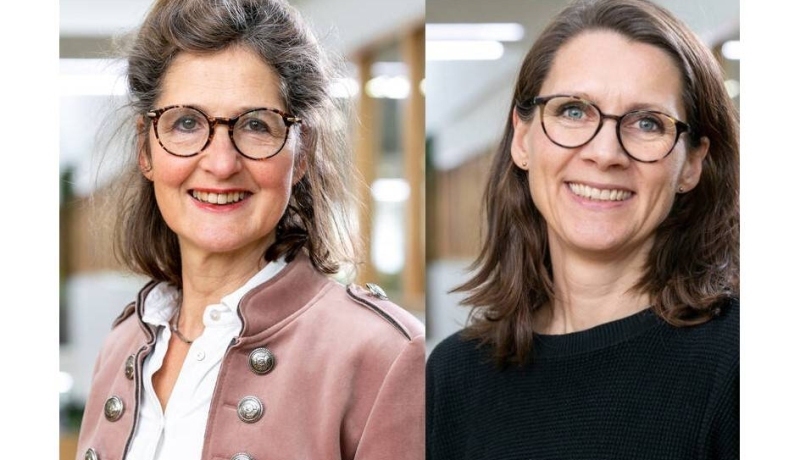 Combifoto van Lieke Dekkers (docent bij de master Neurorevalidatie en innovatie en de minor Neurorevalidatie) en Lianne Remijn coördinator van de master Neurorevalidatie en innovatie.