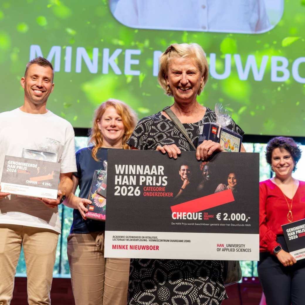 Winnaar HAN-prijs Onderzoeker - Minke Nieuwboer