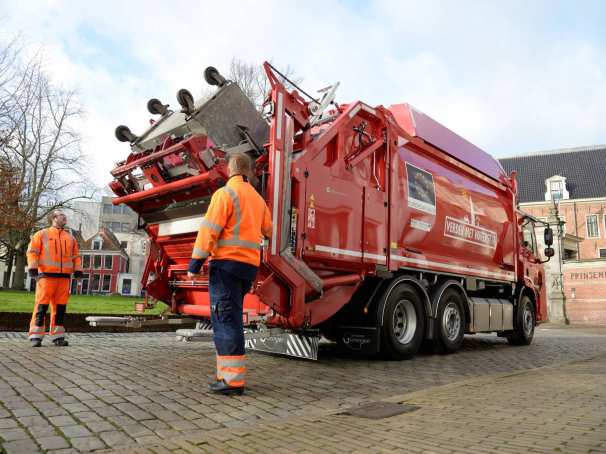 Vuilniswagen op waterstof is project binnen HECTOR.