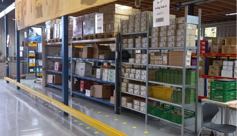 Logistieke hal van ROC Nijmegen