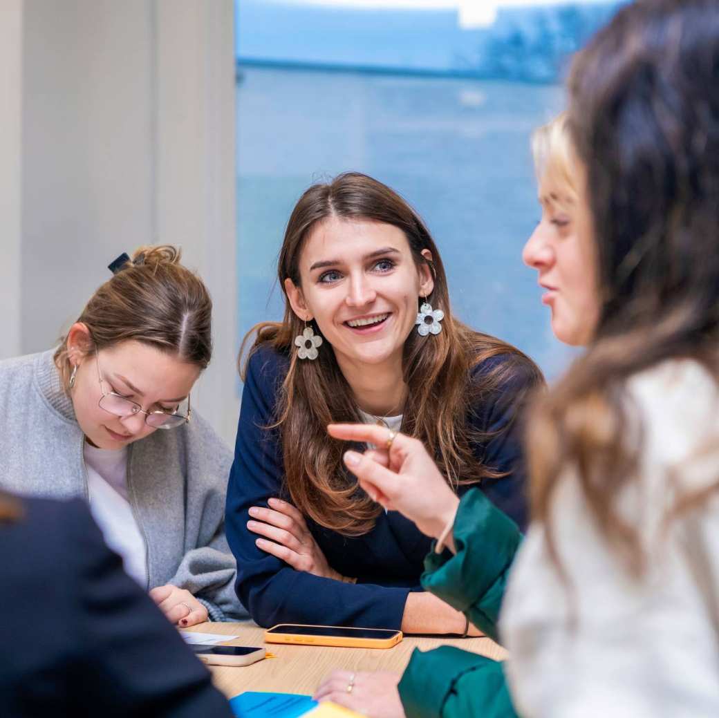 Studenten in de les op de HAN