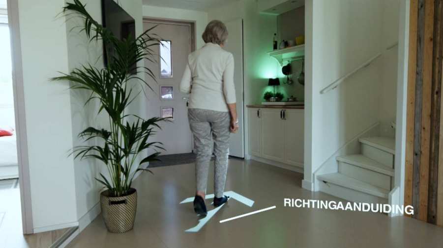 Richtingaanduiding in empathische woning  