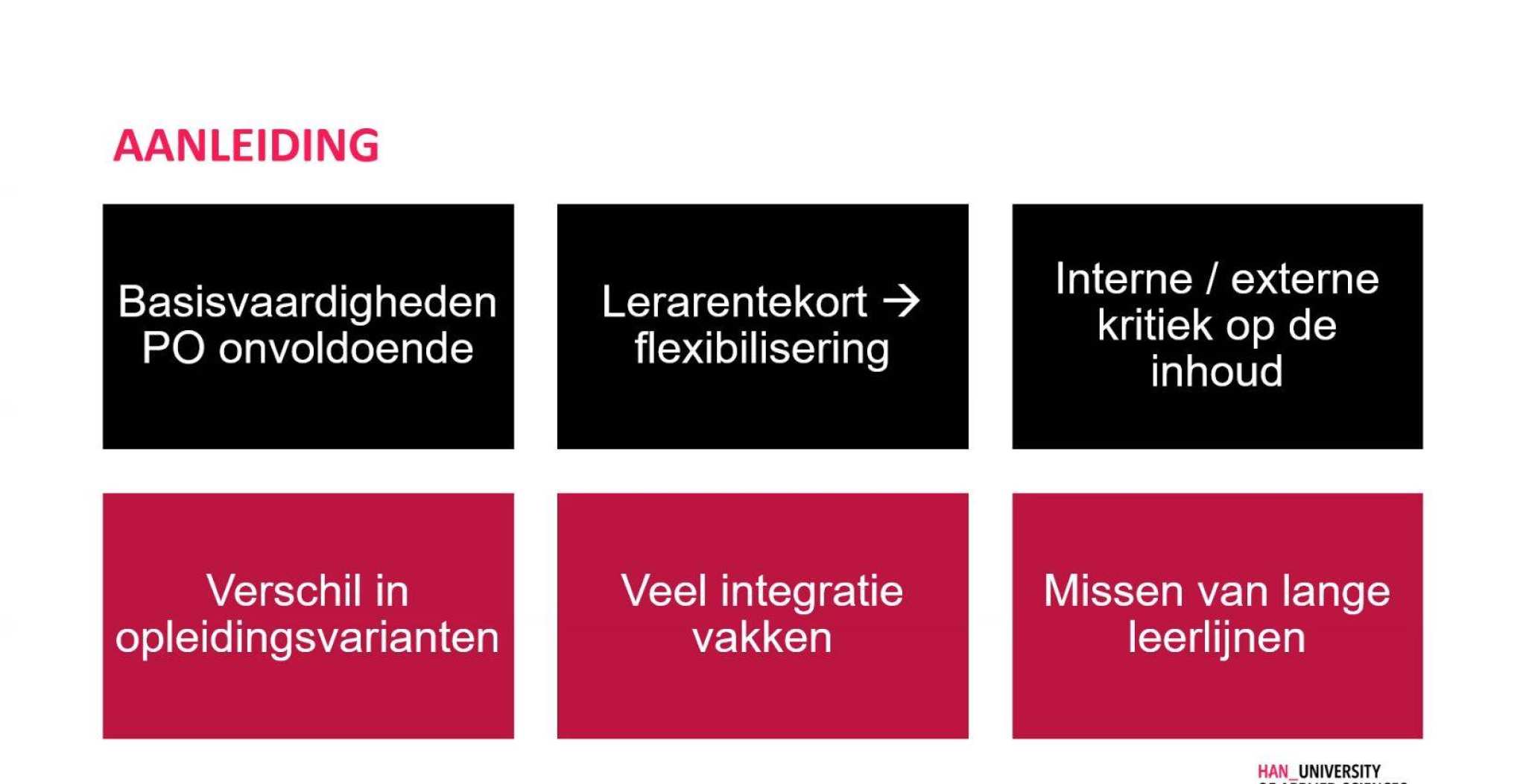 De aanleiding voor de open avond over het nieuwe curriculum voor de pabo