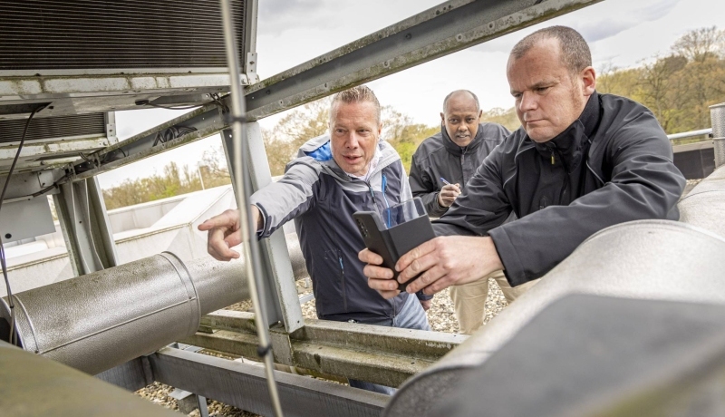 vastgoedinspecteurs aan het werk