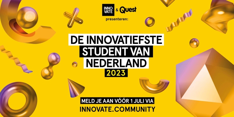 Promotiebeeld Innovatiefste Student van Nederland 2023