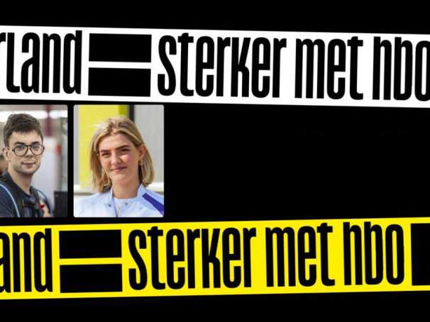 afbeeldingen uit de campagne Sterker met hbo
