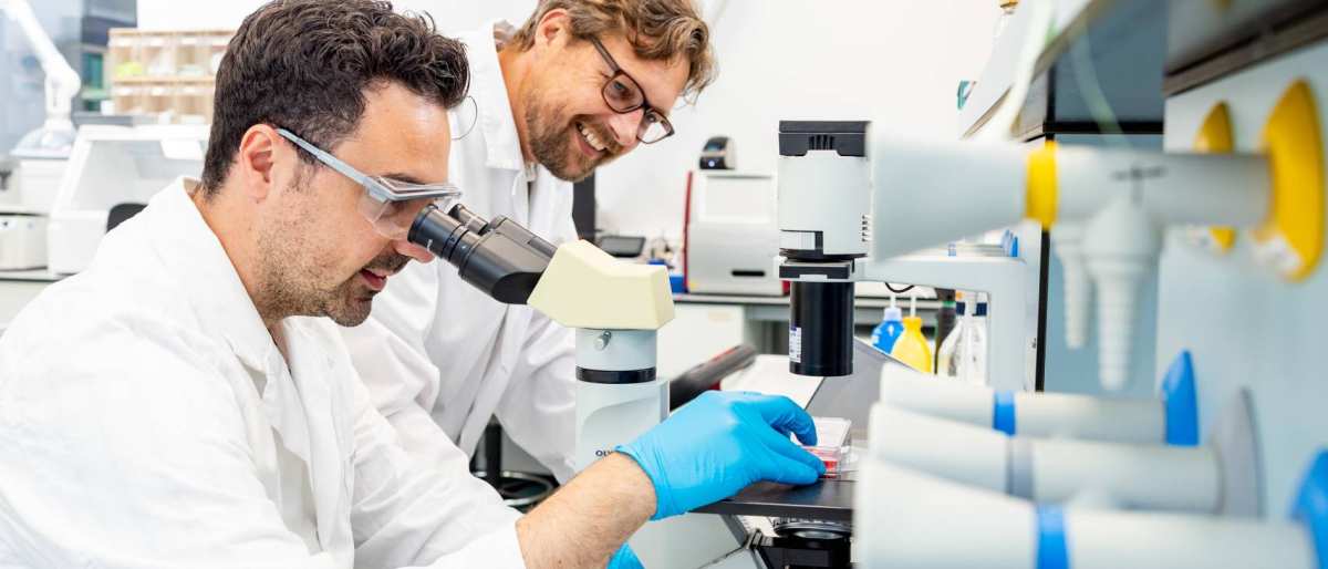 Foto's voor het lectoraat drug discovery