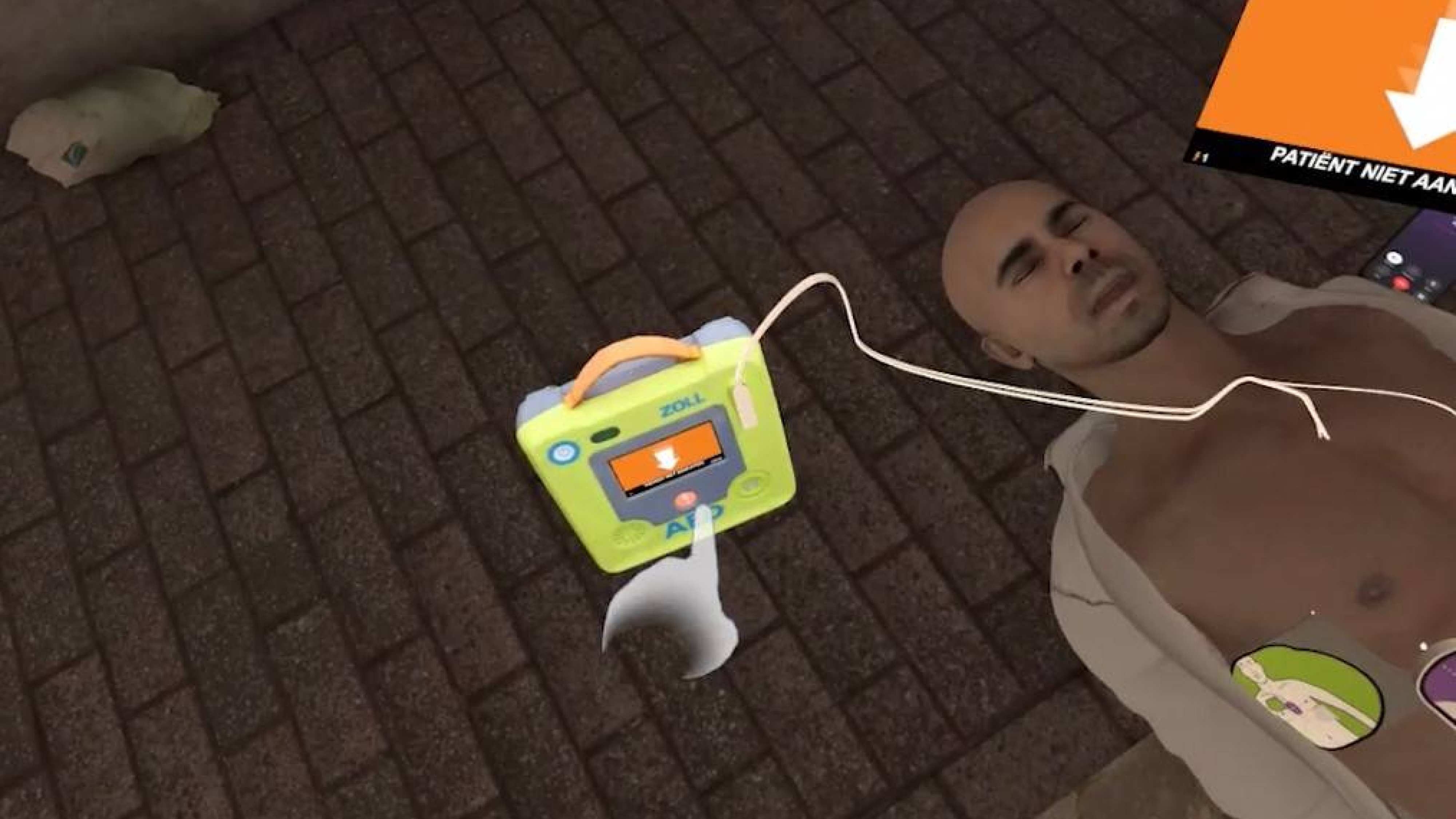 VR bril reanimeren