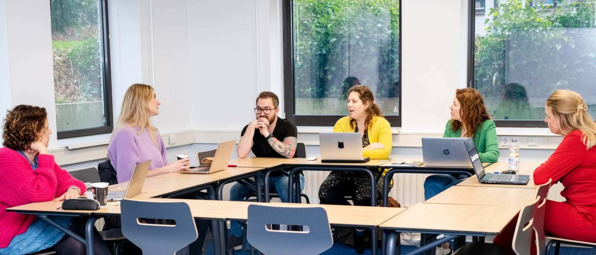 ALLEEN VOOR DE MANP | Casuïstiekbespreking studenten van de Master Advanced Nursing Practice onder begeleiding van een docent op de HAN in Nijmegen.