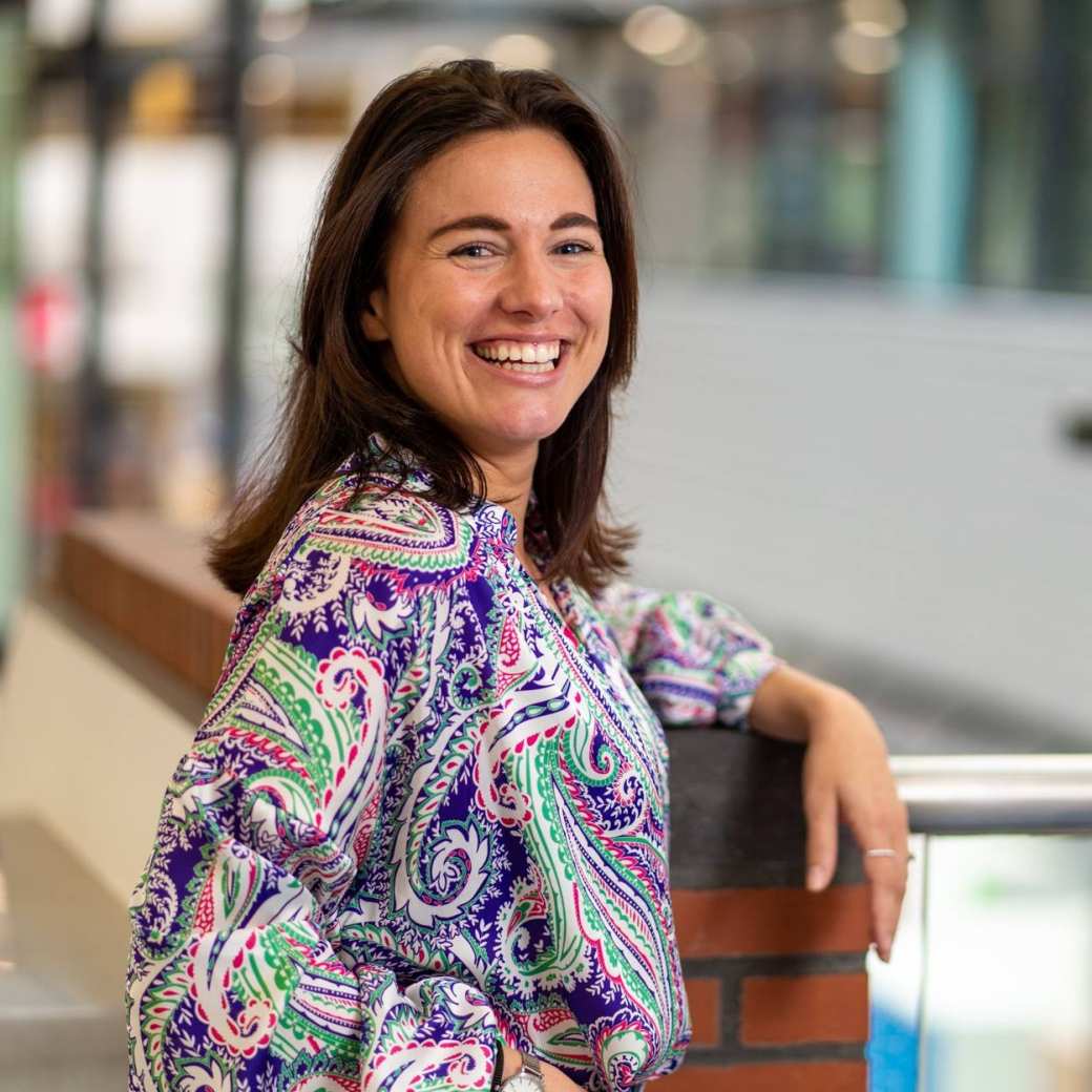 Portretfoto van deeltijd student Lindsey Leenders