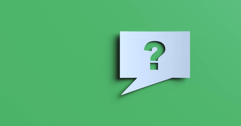 vraagteken vragen faq groen