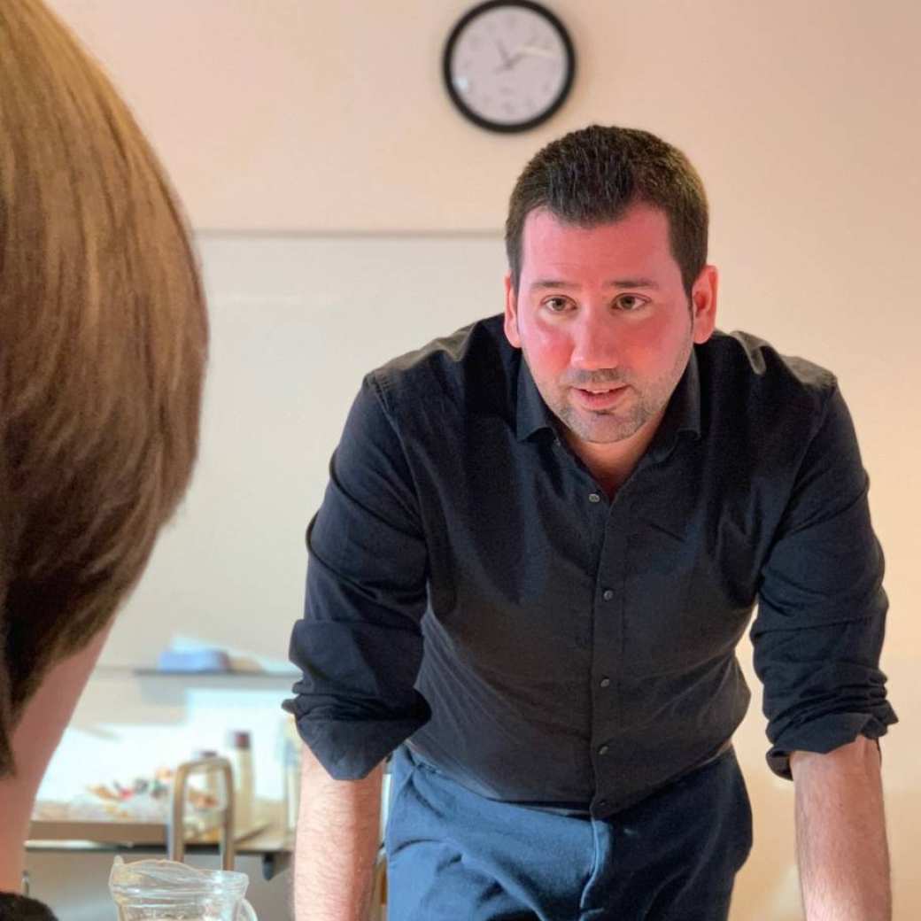 Rick Nijkamp tijdens de workshop Inclusief Onderzoek