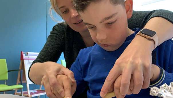 Ergotherapie, client Melle Pampus, kind, kinderergotherapie