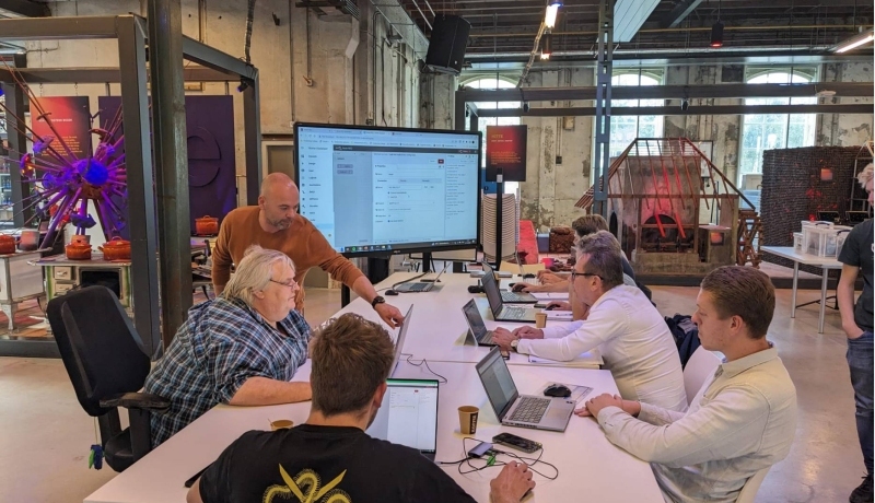 Foto van de workshop over Digital Twin bij CIVON