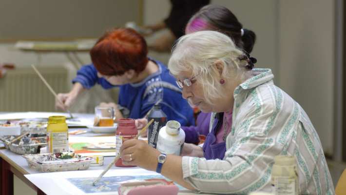 dagbestedingscentrum met creatieve therapie voor mensen met een psychiatrische achtergrond