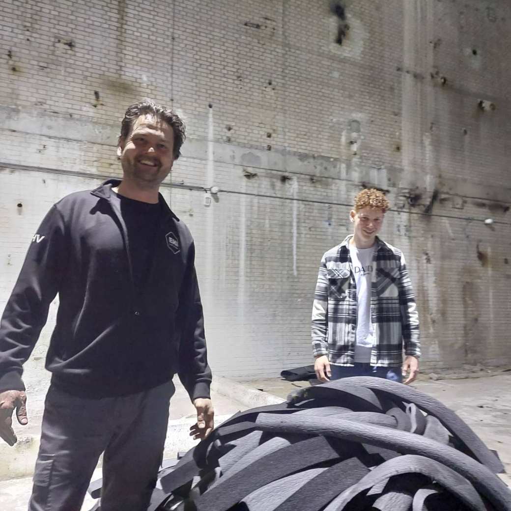 Foto van Stijn Frieling en John Drost (EKI)