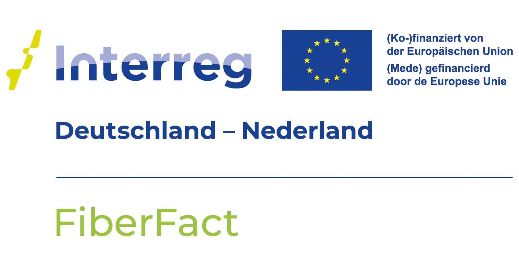 Logo van het Interreg project FiberFact project
