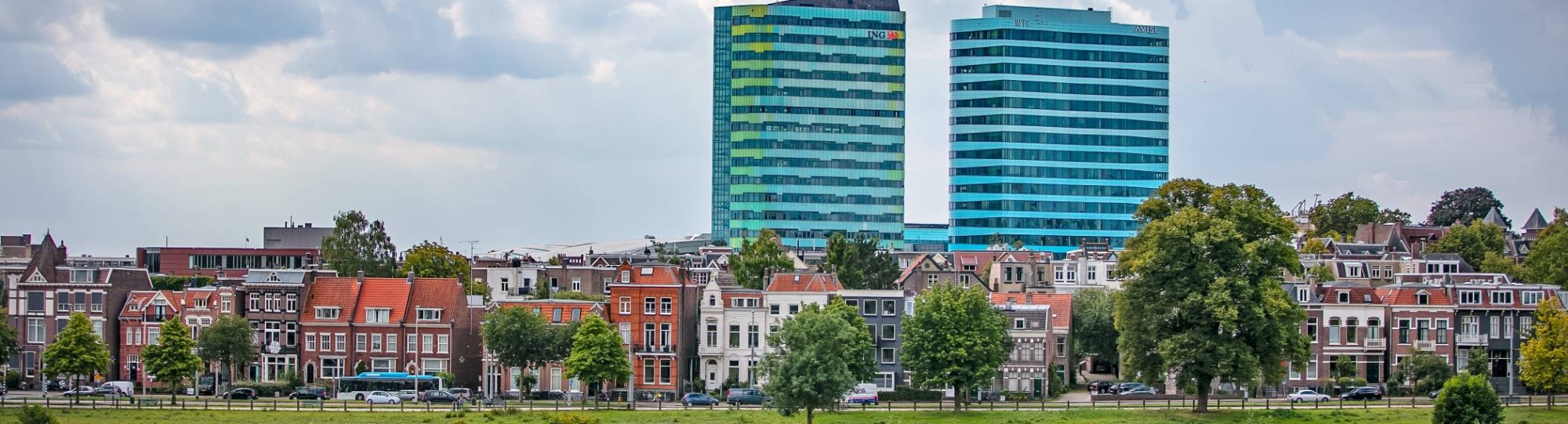 Arnhem stadsaanzicht en park
