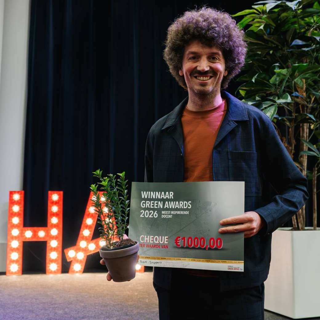 Bart Snippirt is verkozen tot de meest duurzame docent