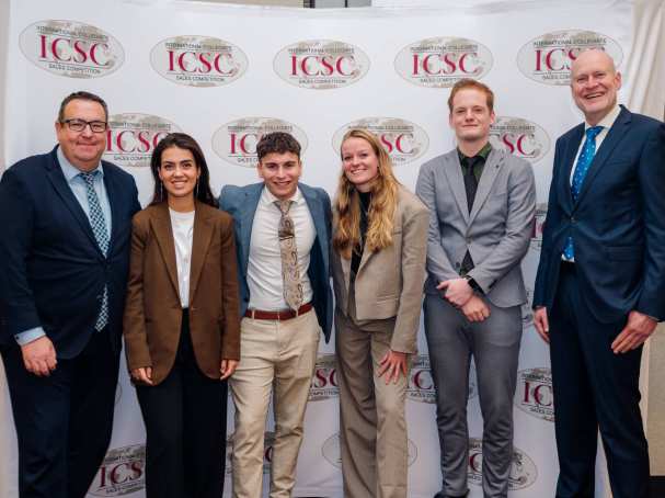 HAN Sales Team op de ICSC sales competitie in de VS 2025 incl docenten. 