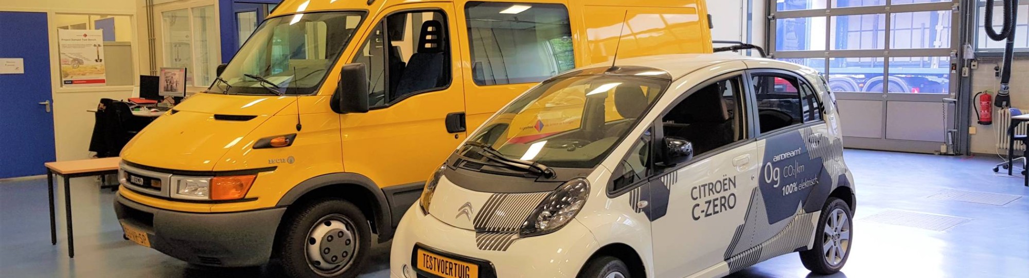 testvoertuig Citroën C Zero bus Iveco 35C13