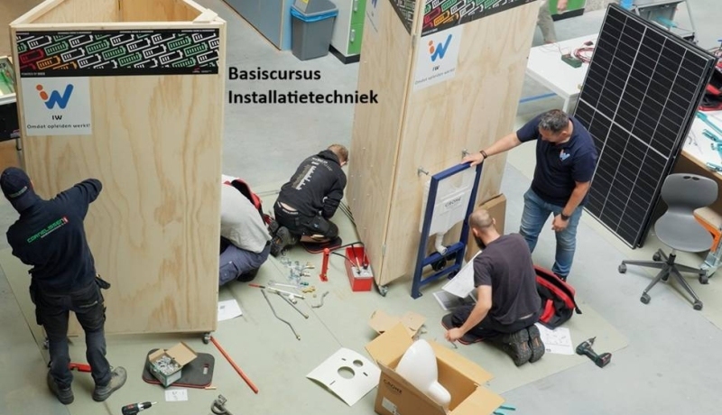 Sfeerfoto basiscursus installatietechniek, SEECE, InstallatieWerk Achterhoek/Rivierenland