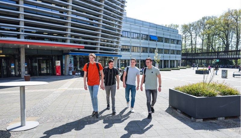 Studenten Logistiek op de HAN campus in Arnhem