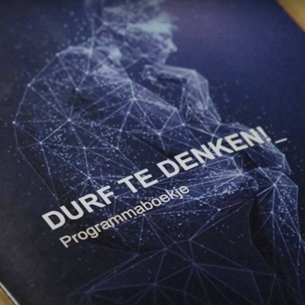 Symposium Durf te Denken! Video opname screenshot. Filosofie op de HAN 2022