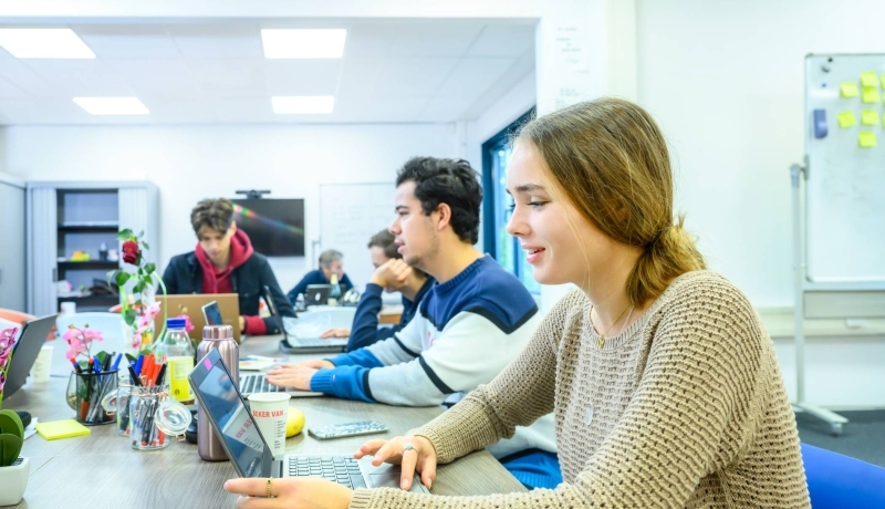 innovation studenten in de les