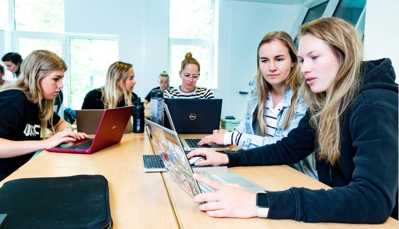 studenten alo deeltijd in klas Papendal